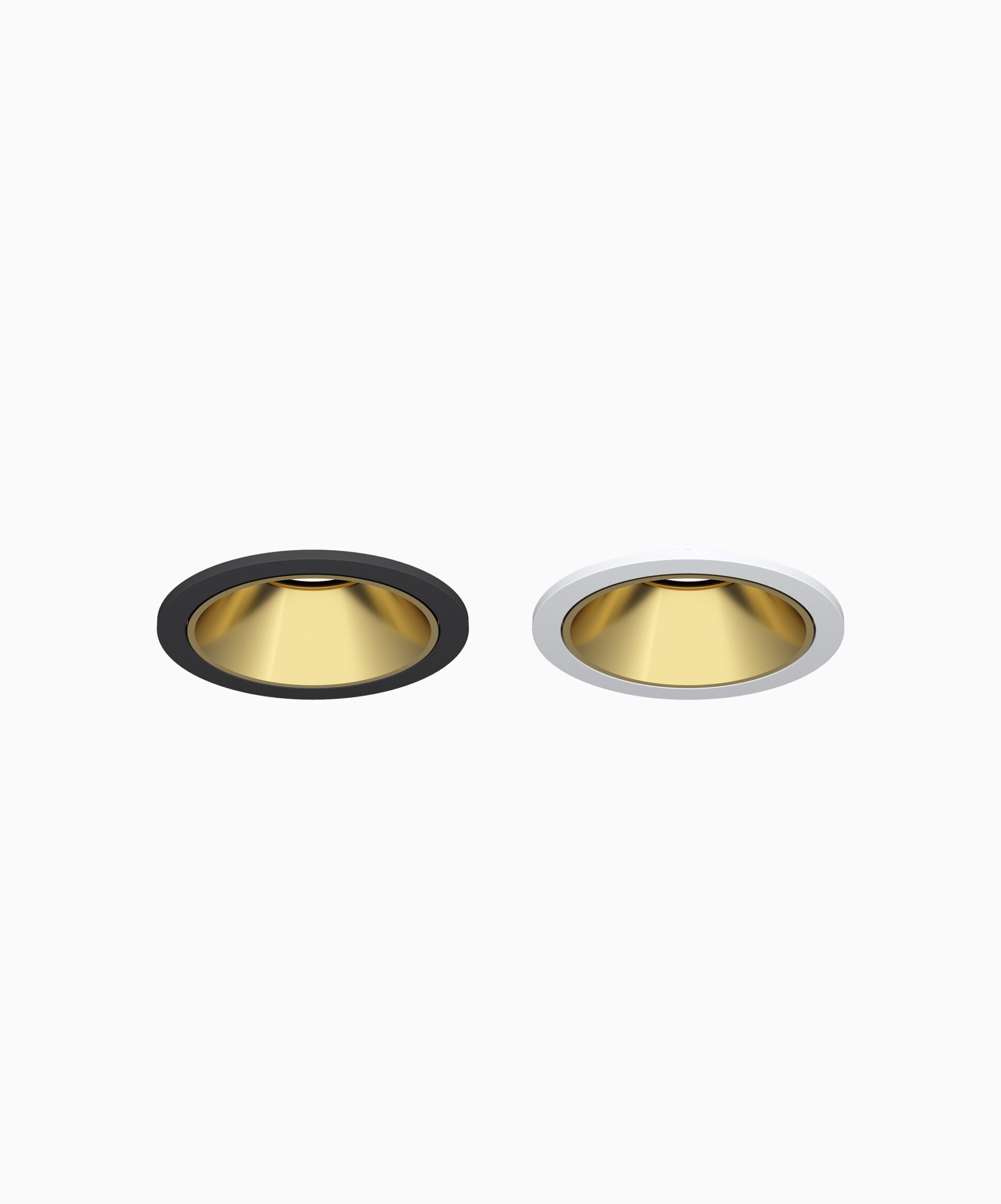 Adjustable Round Trim Gold Reflector