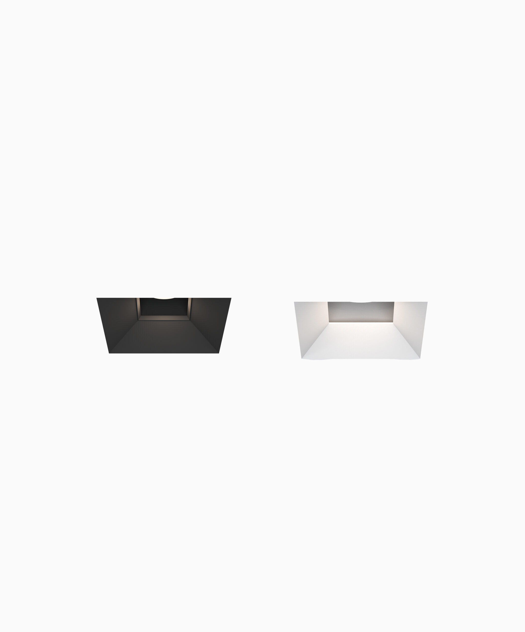 Fixed/Adjustable Square Trimless