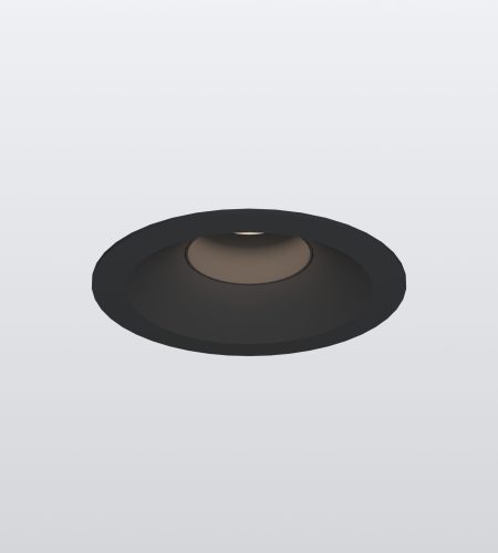 Gimble Adjustable Round Black Trim Gimble Adjustable Round Black Trim