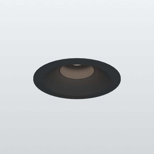 Gimble Adjustable Round Black Trim Gimble Adjustable Round Black Trim