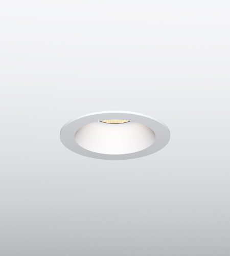 Round Adjustable White Trim Round Adjustable White Trim