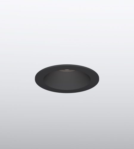 Round Fixed Black Trim Round Fixed Black Trim