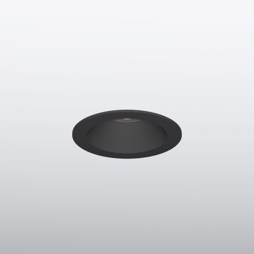 Round Fixed Black Trim Round Fixed Black Trim